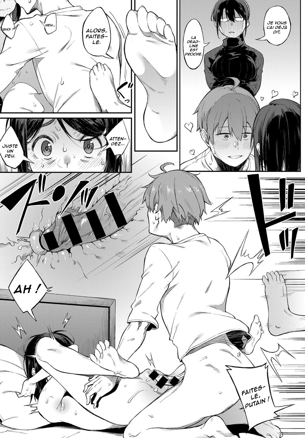 Shimekiri Girigiri Threesome | Plan à 3 avant la deadline page 8 full