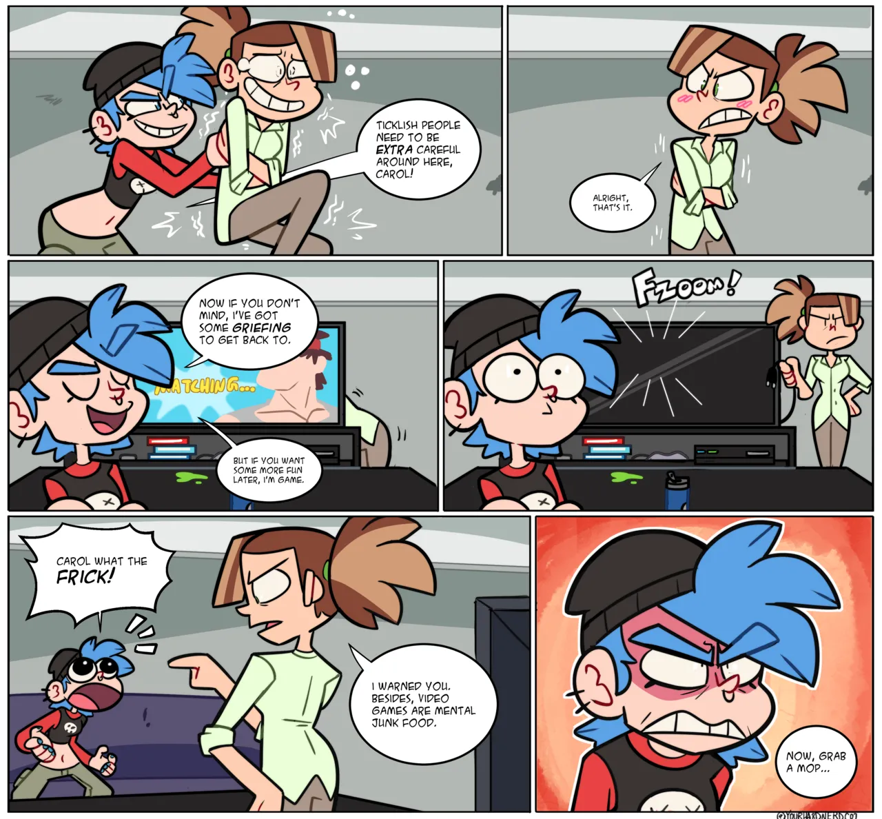 Yourhardnerdcollectr - Carol Comes to Visit page 7 full