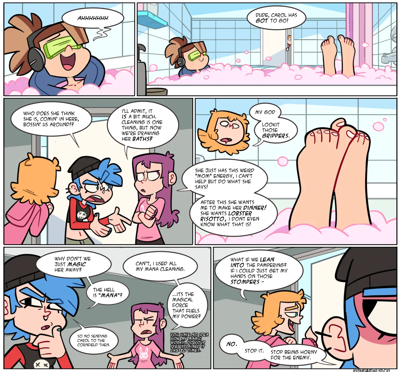 Yourhardnerdcollectr - Carol Comes to Visit page 8 full