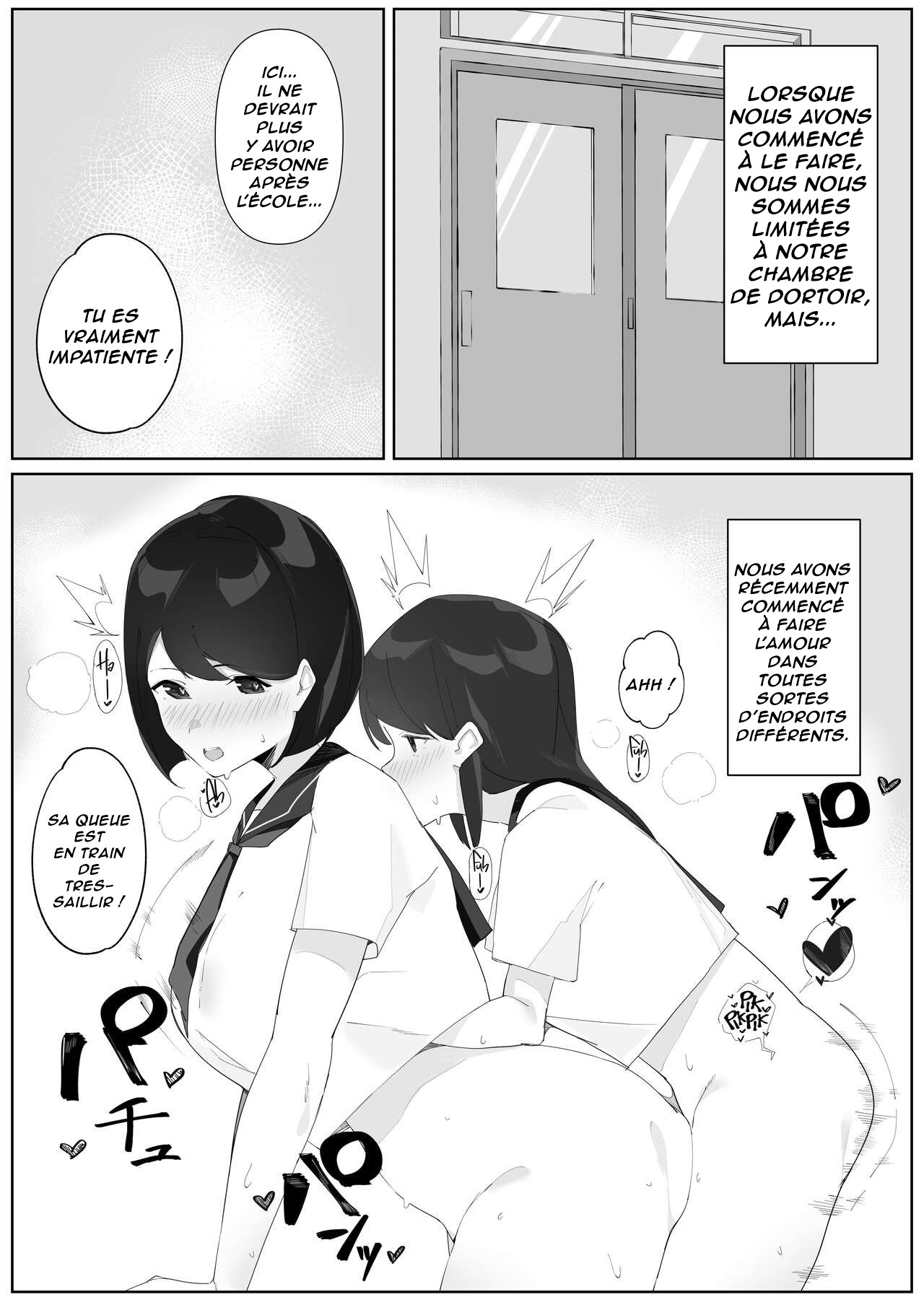 Futanari Musume no Iru Joshiryo 2 | Il y a une Futanari dans le dortoir des filles 2 page 8 full