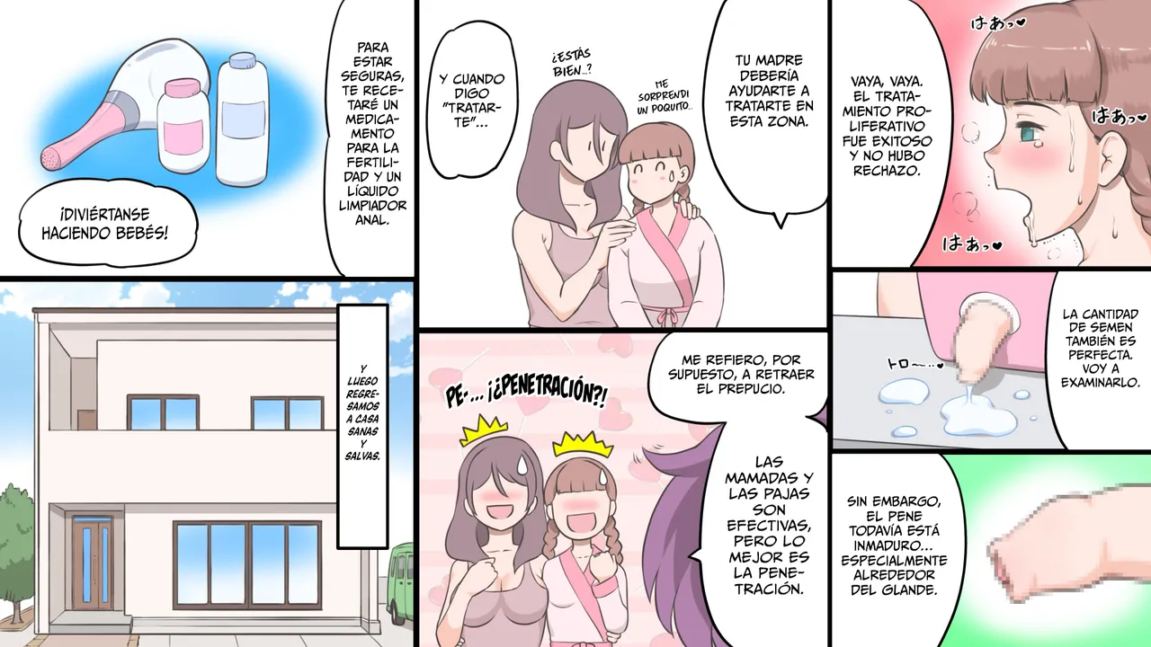 Futanari Syndrome ~Mama to Musume Kozukuri Kyoushitsu page 10 full