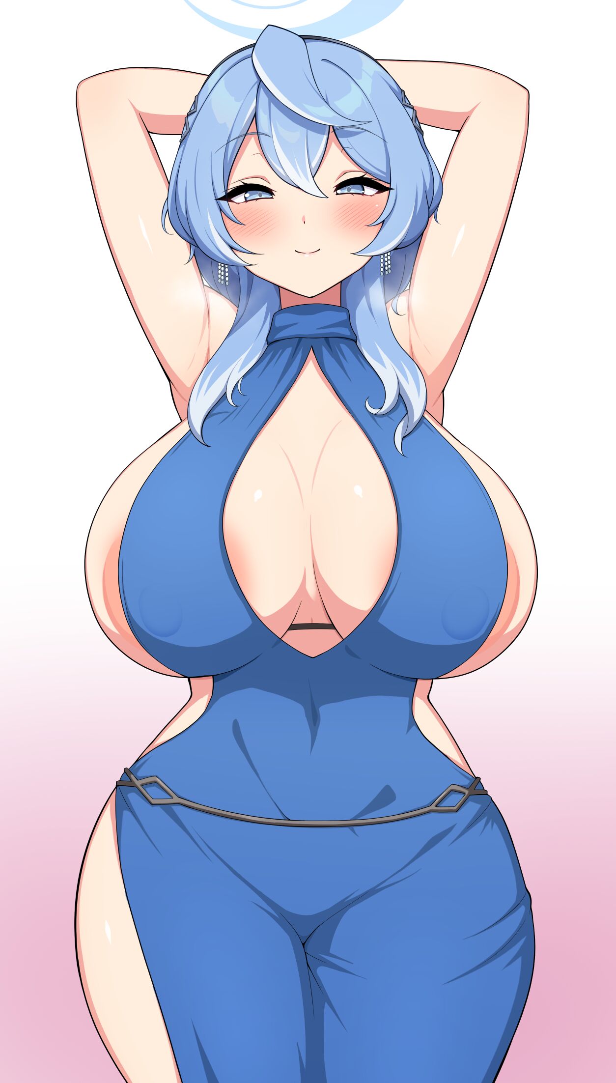 Dress Ako-chan Bakunyuu Ijime | 드레스아코쨩 폭유 이지메 page 1 full