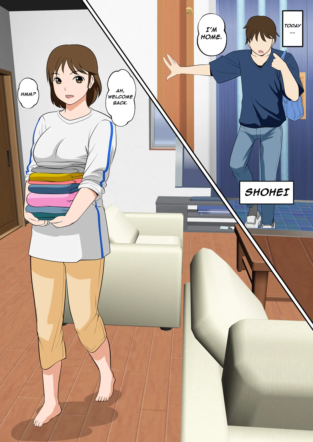 MY FRIENDS WITH MY MOTHER l Toiu wake de, Hobo Zenra no Kaa-san ni Onegai Shitemita 2 page 3 full