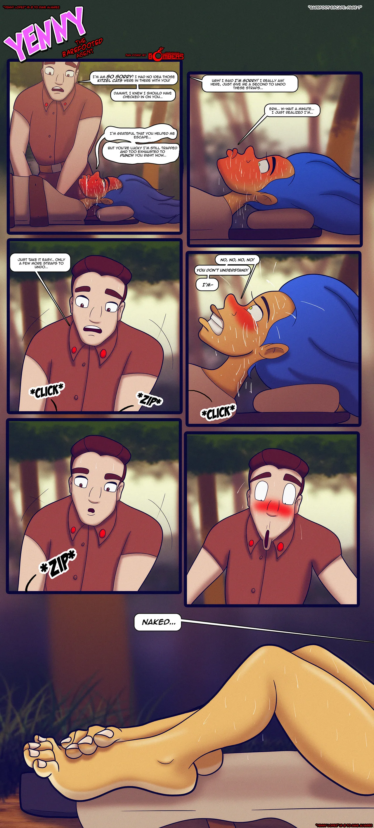 Yenny - Barefoot Escape page 7 full