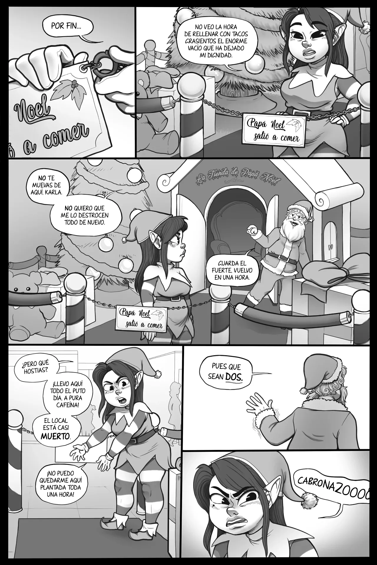 Christmas elf - Duende navideña page 1 full