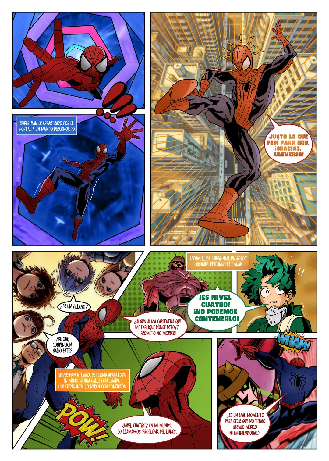 Mina Ashido x Spider-Man page 3 full