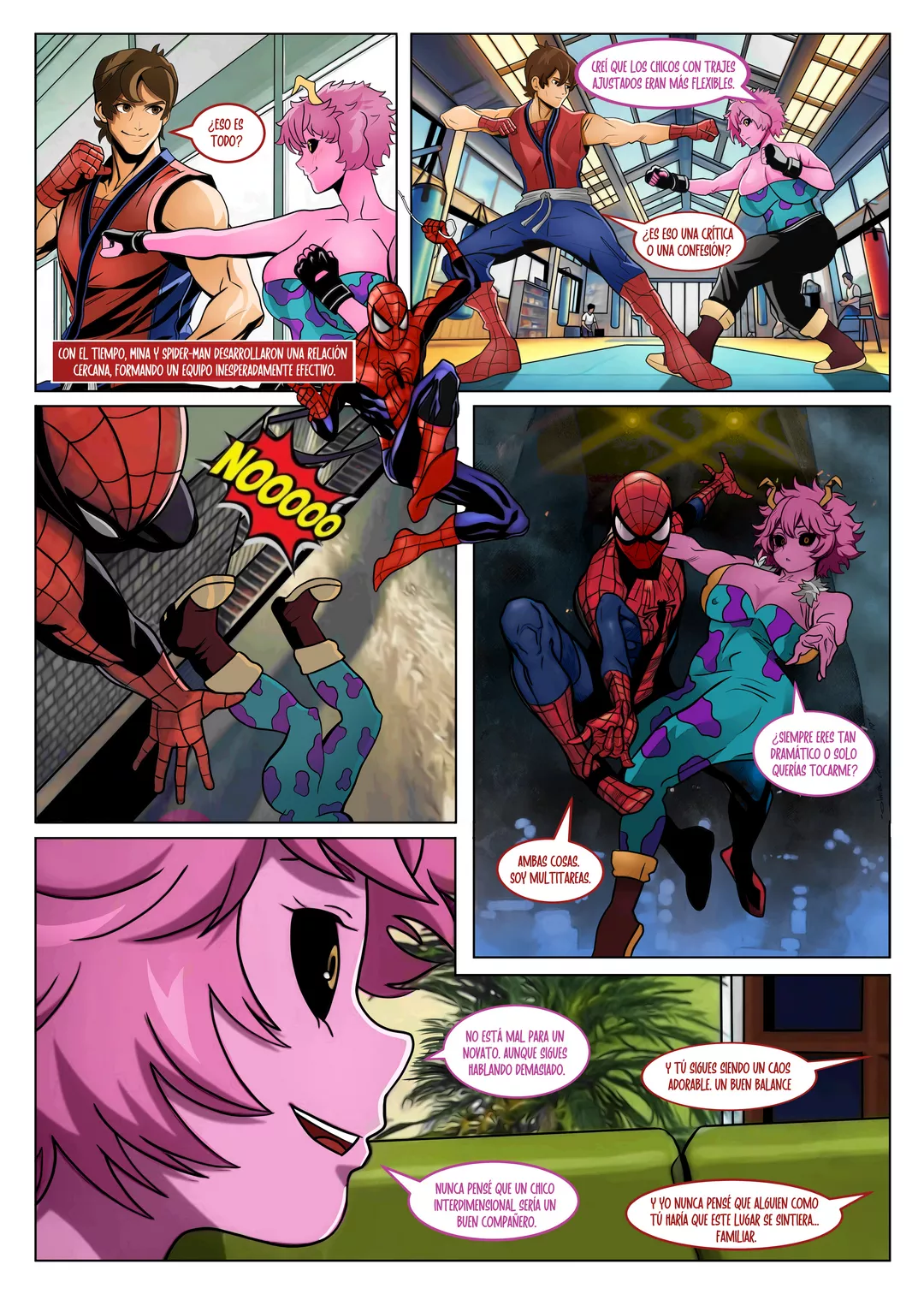 Mina Ashido x Spider-Man page 6 full