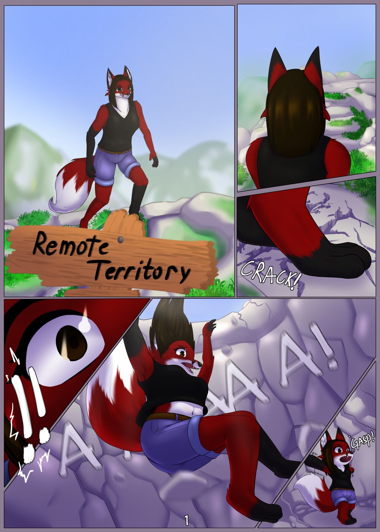 Remote Territory Comic page 1 full