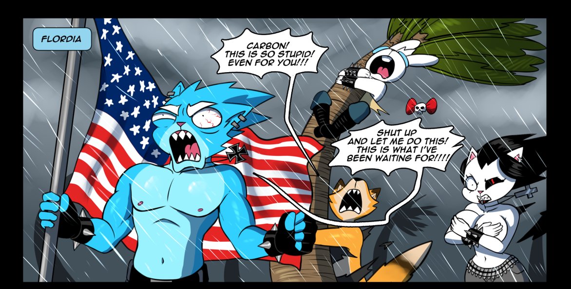 Carbon Fights a Hurricane page 1 full
