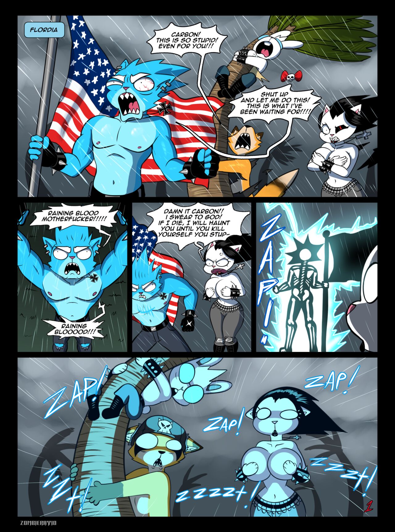 Carbon Fights a Hurricane page 2 full