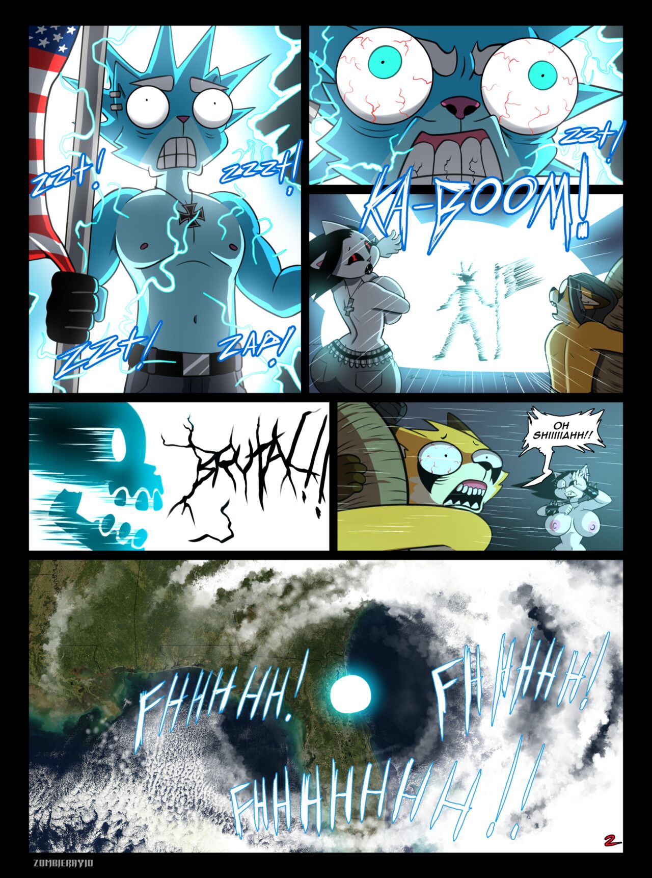 Carbon Fights a Hurricane page 3 full