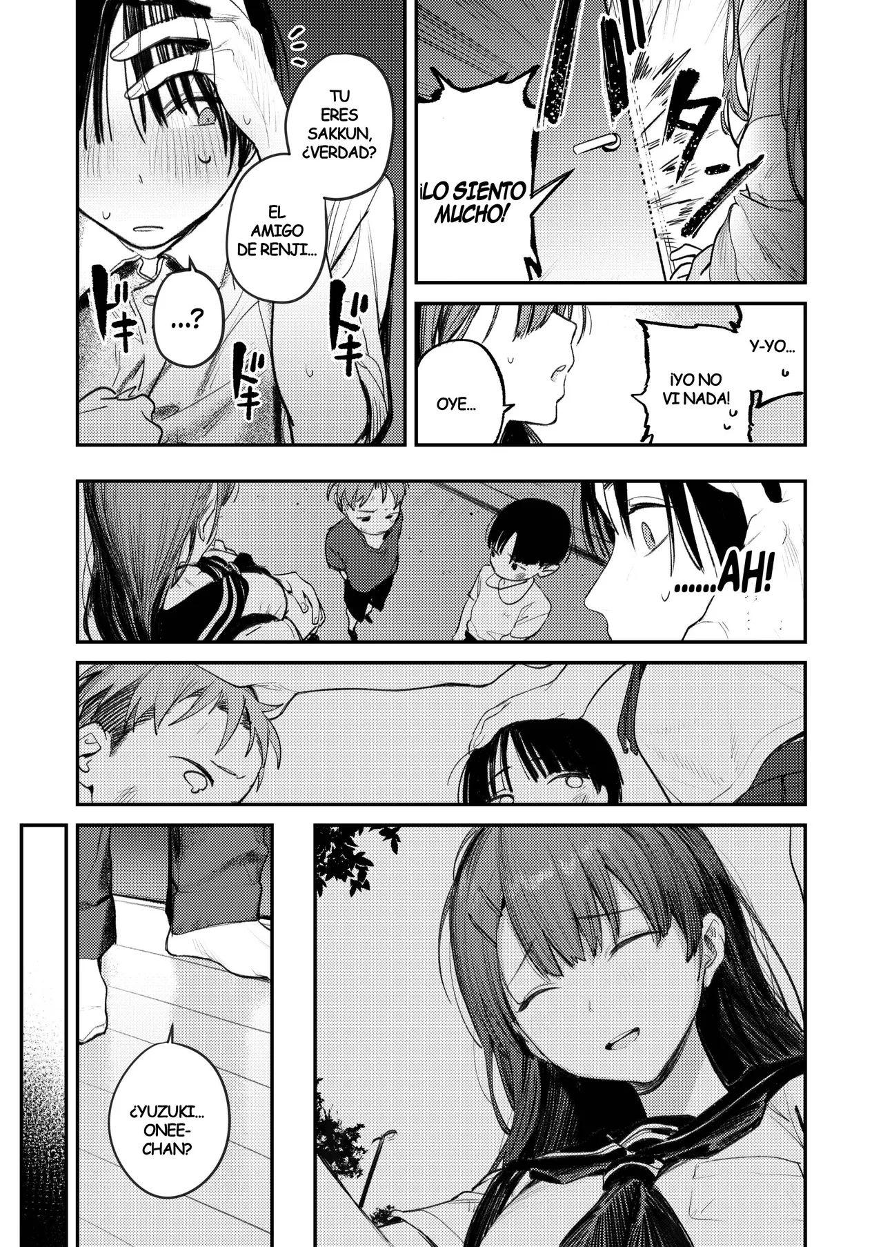 Mamono no Heya ~6 nen-buri ni Saikai shitara Hikikomori NEET ni Natteita Shinyuu no Onee-san ni Semararete Seieki o Shiboritorareru Hanashi | El Cuarto del Monstruo ~La Hitoria de Cómo Fui Exprimido por La Ermitaña Hermana Mayor de Mi Mejor Amigo~ page 9 full