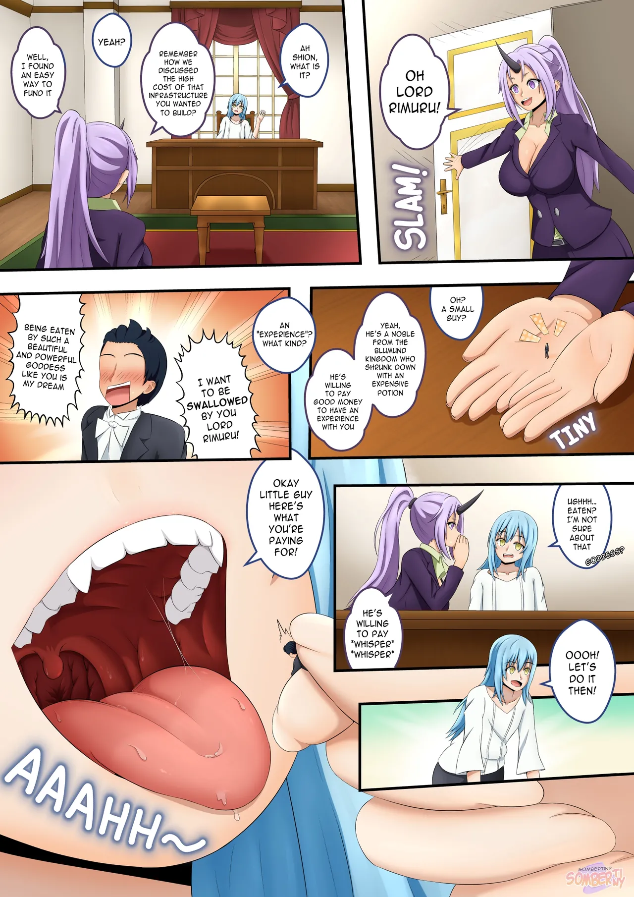 Swallowed Experience page 1 full