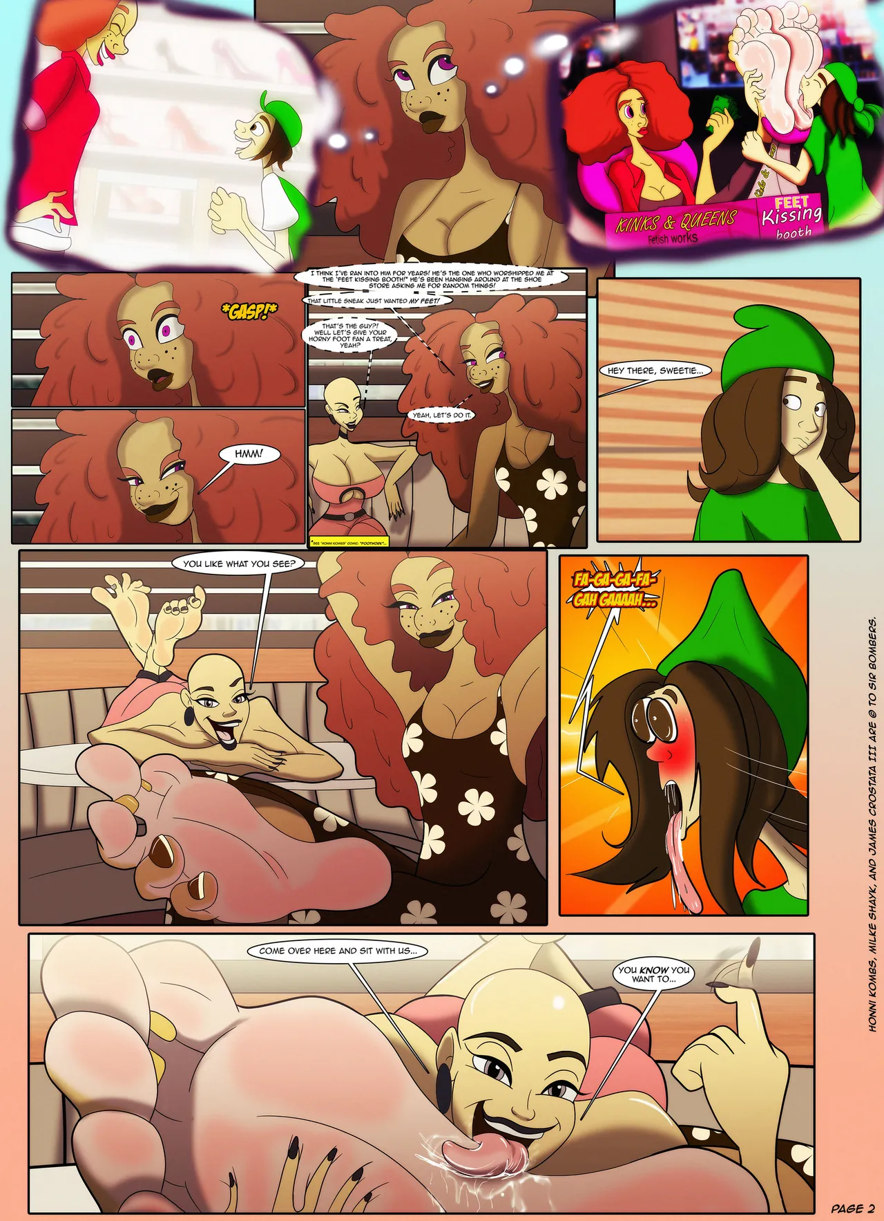 Honni Kombs - 'Feet and Greet' page 2 full