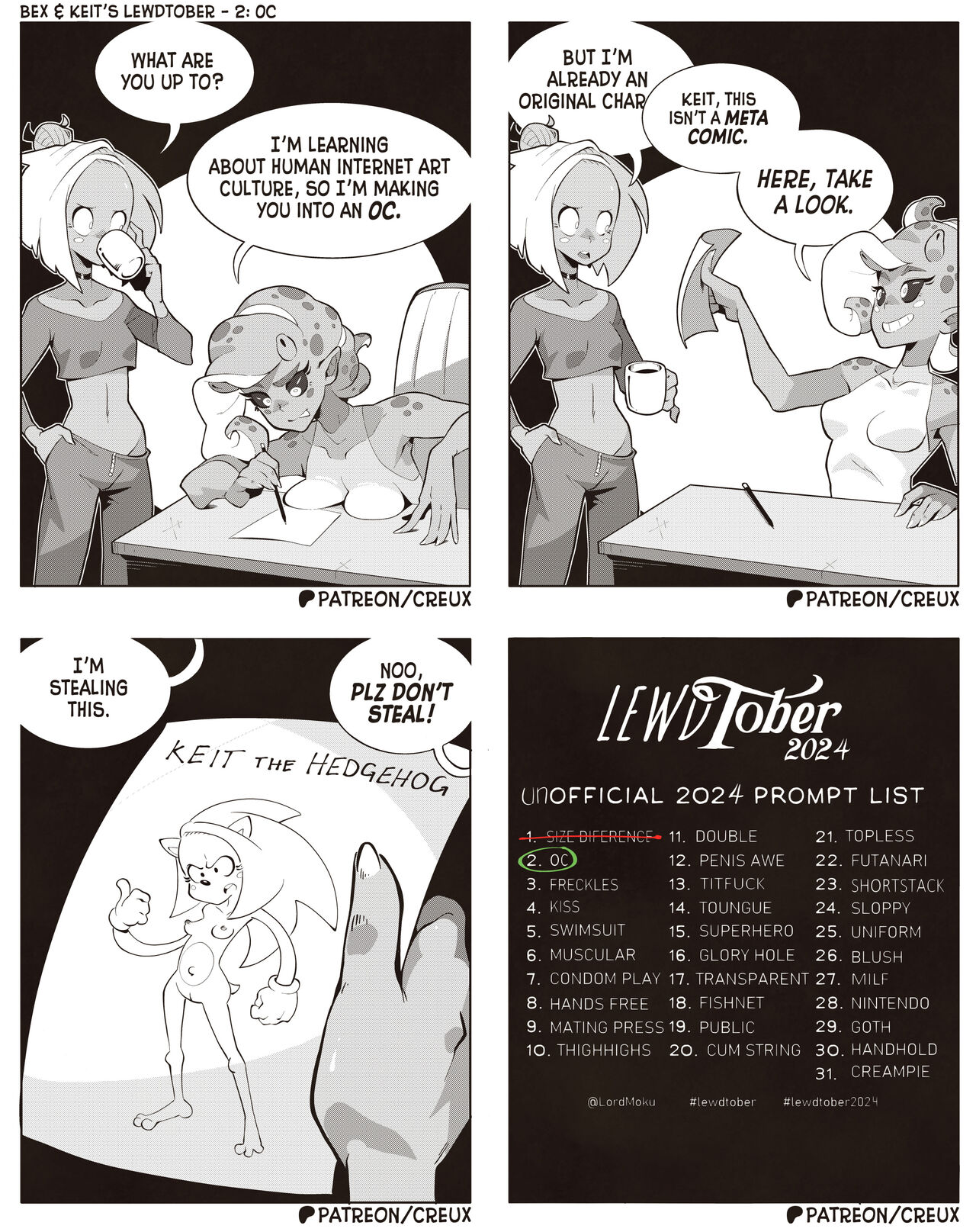 Bex & Keit's Lewdtober 2024 page 2 full