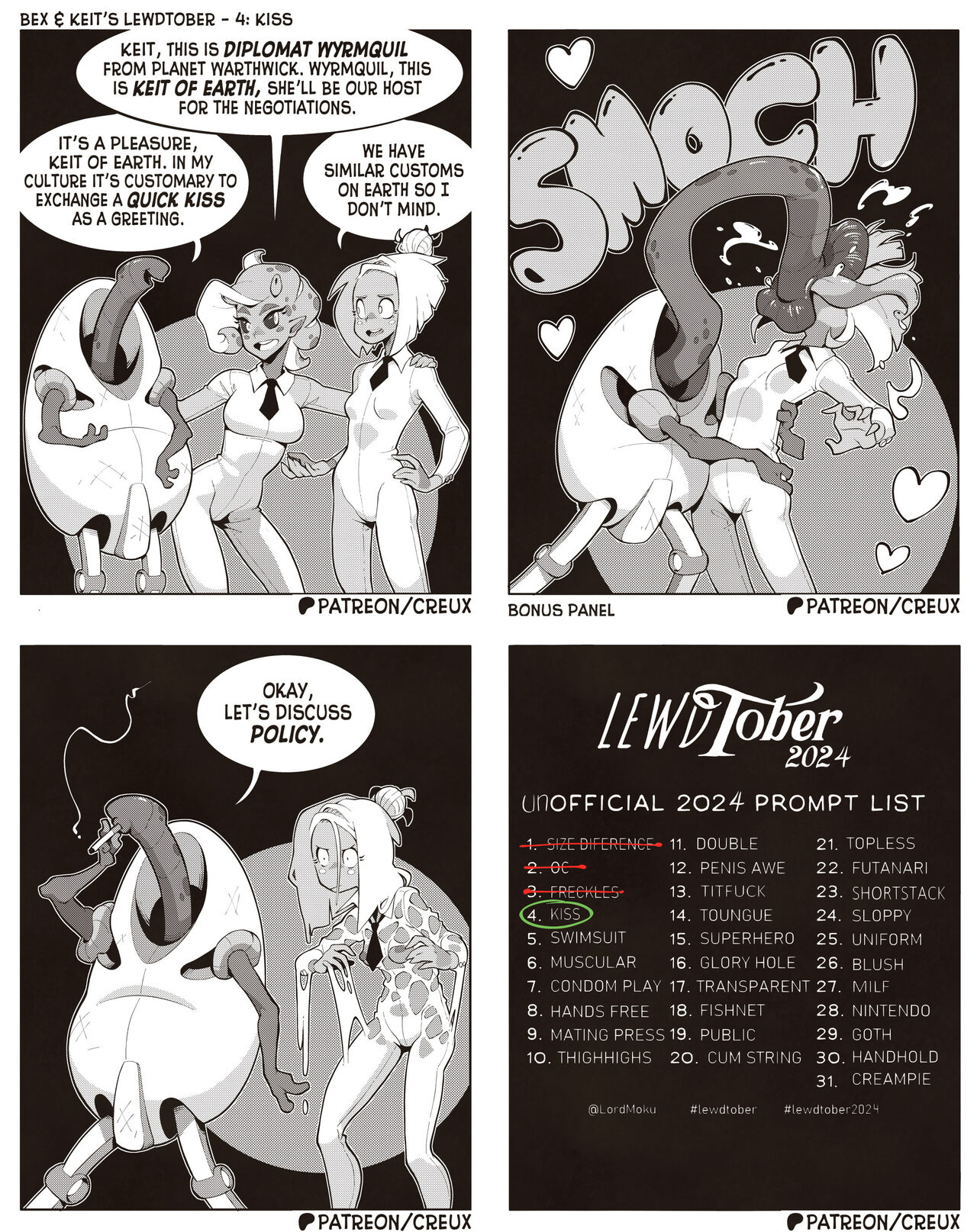 Bex & Keit's Lewdtober 2024 page 4 full