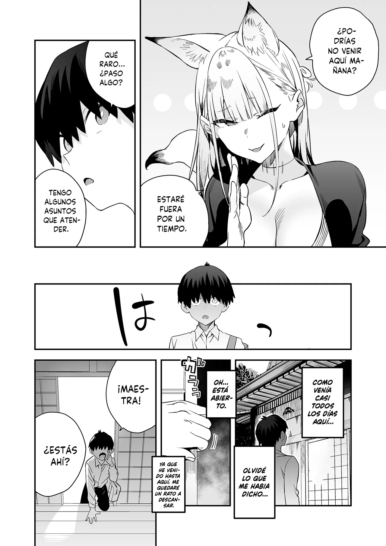 Hatsujouki no Shishou ga "Kuru na" to Itta no ni | A Pesar de Que mi Maestra en Celo me Dijo "No Vengas" page 9 full