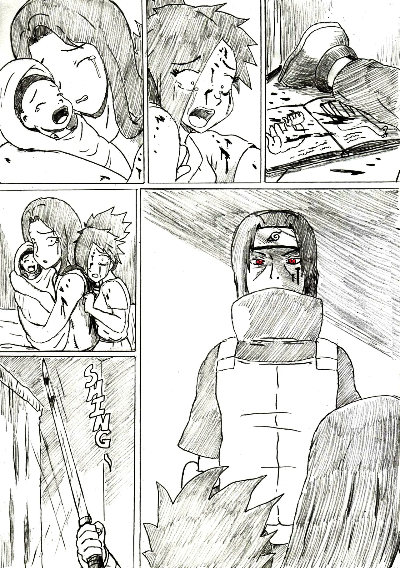 Naruto: Rogue - Chapter 5  - The Uchiha Clan Massacre page 7 full