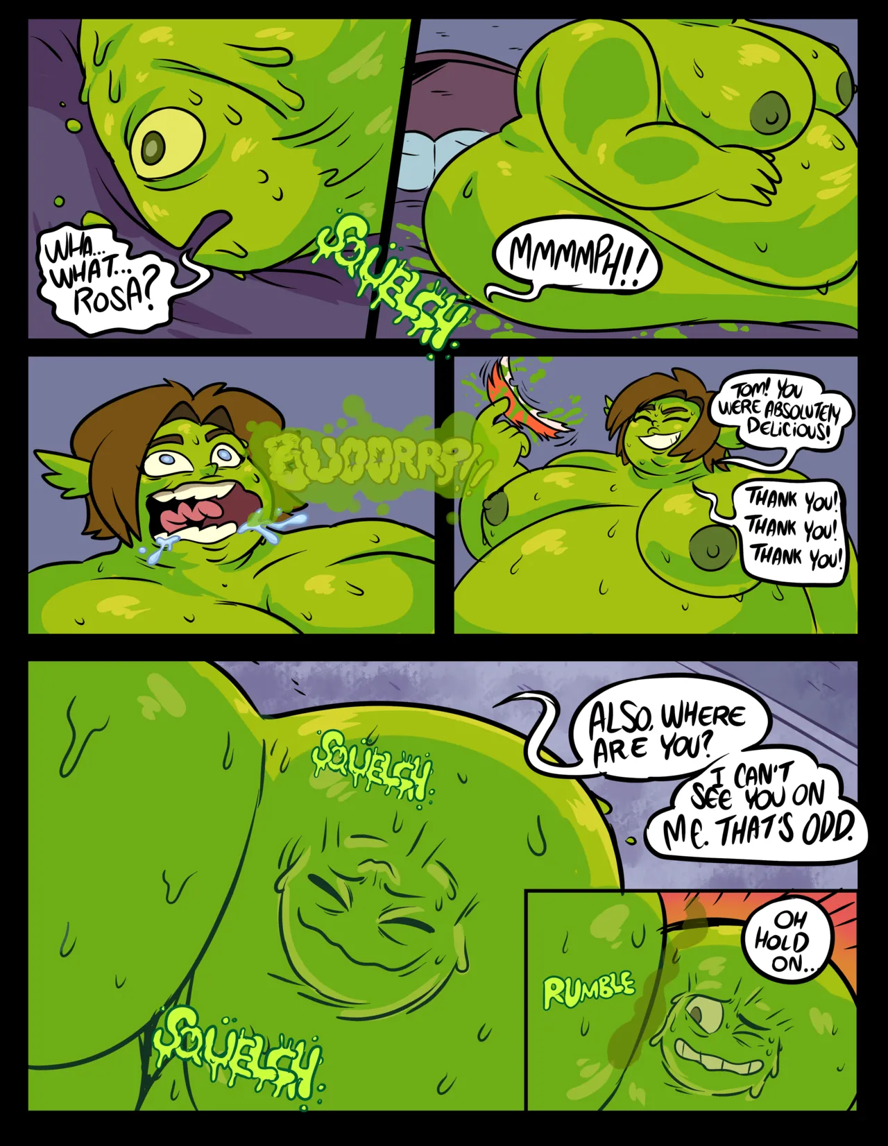 Anniversary with a Slime Woman page 3 full