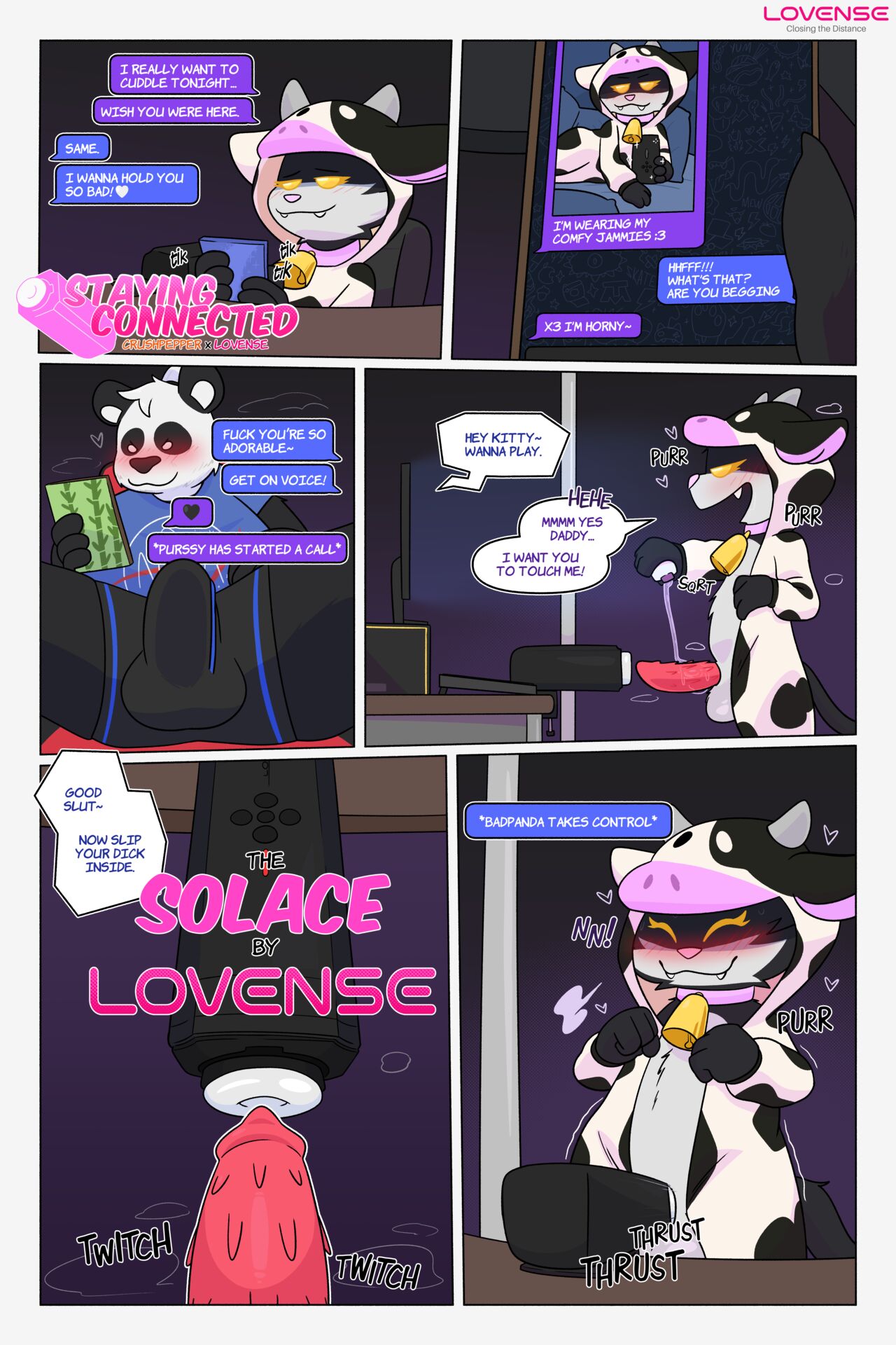 Staying Connected: Crushpepper x Lovense page 1 full