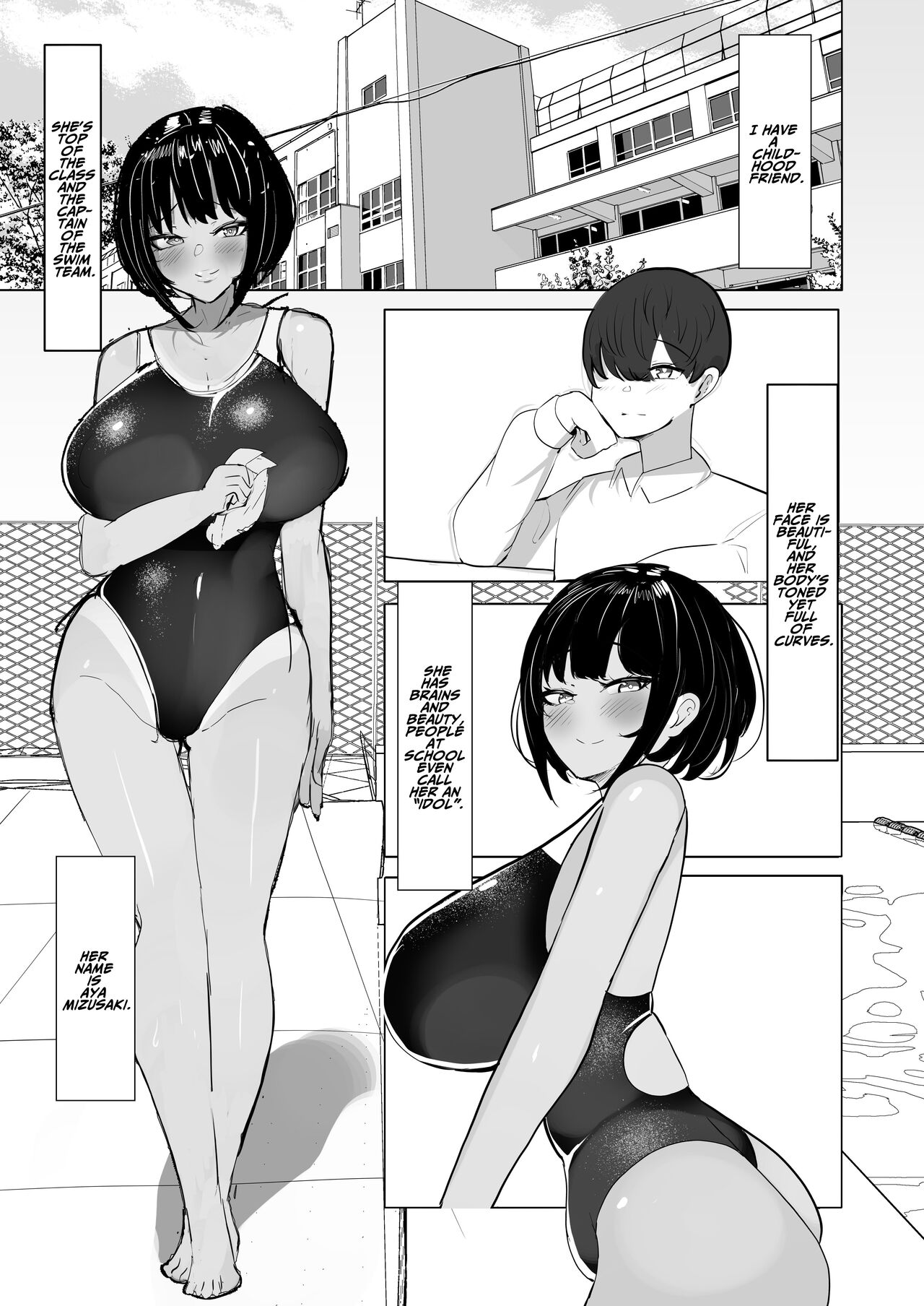 Suieibu Shushou no Boyish Osananajimi wa Boku no Chinpo ni Dohamari Chuu | My Boyish Longtime Friend Who Is The Swimming Club Captain Is Addicted To My Dick page 3 full