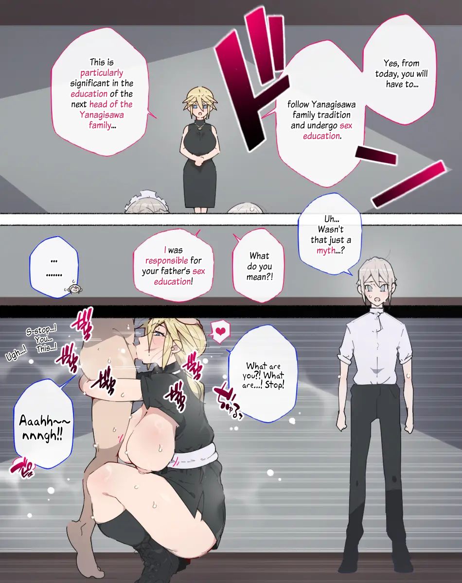 Seikyouiku no Ojikan desu yo!! Bouchama! | Young Master! It's Time for Sex Education!! page 10 full