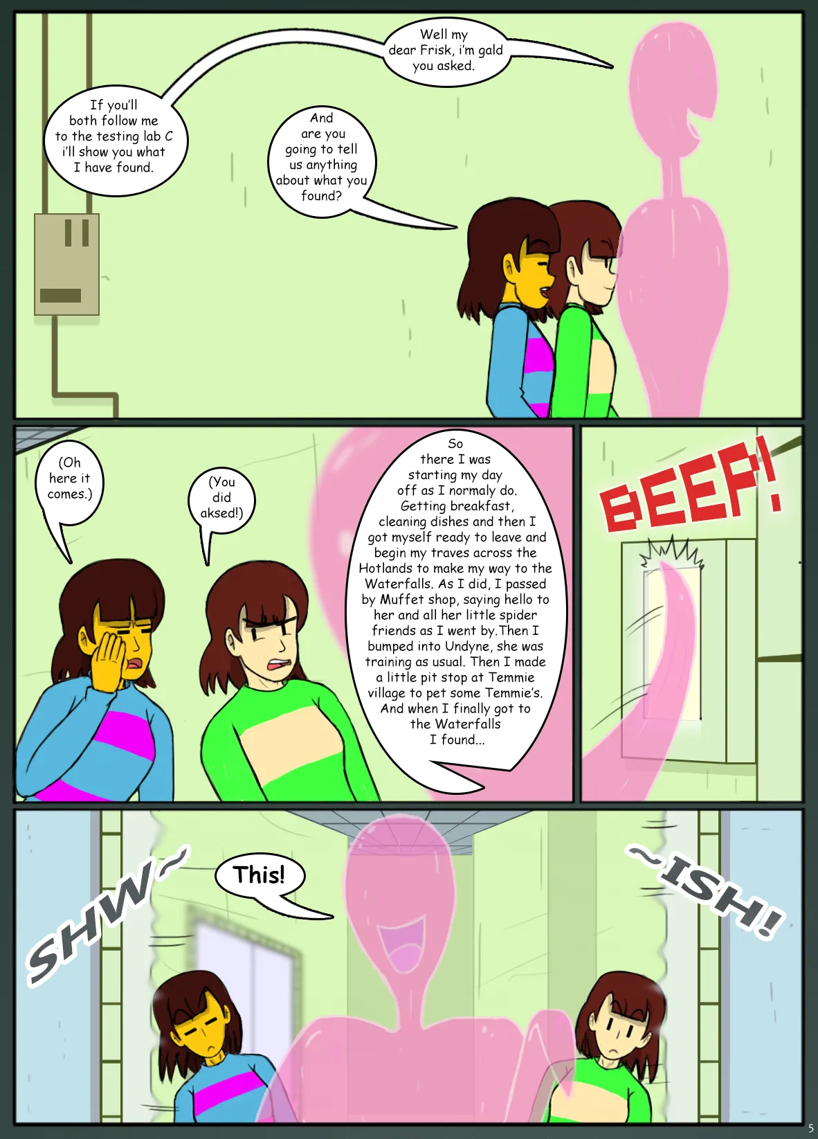 Undertale: Human Laughter page 6 full