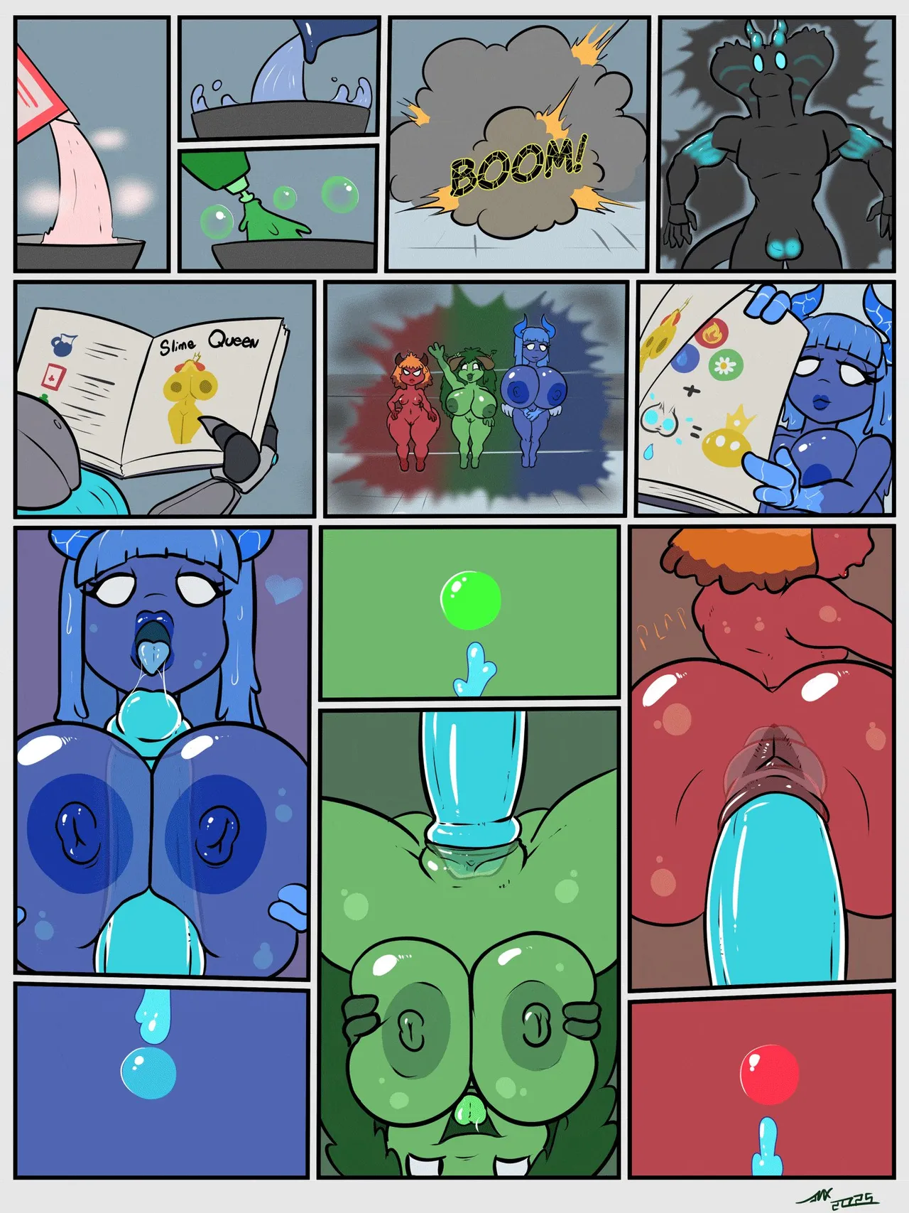 Slime Trio & Honey Queen Slime page 8 full