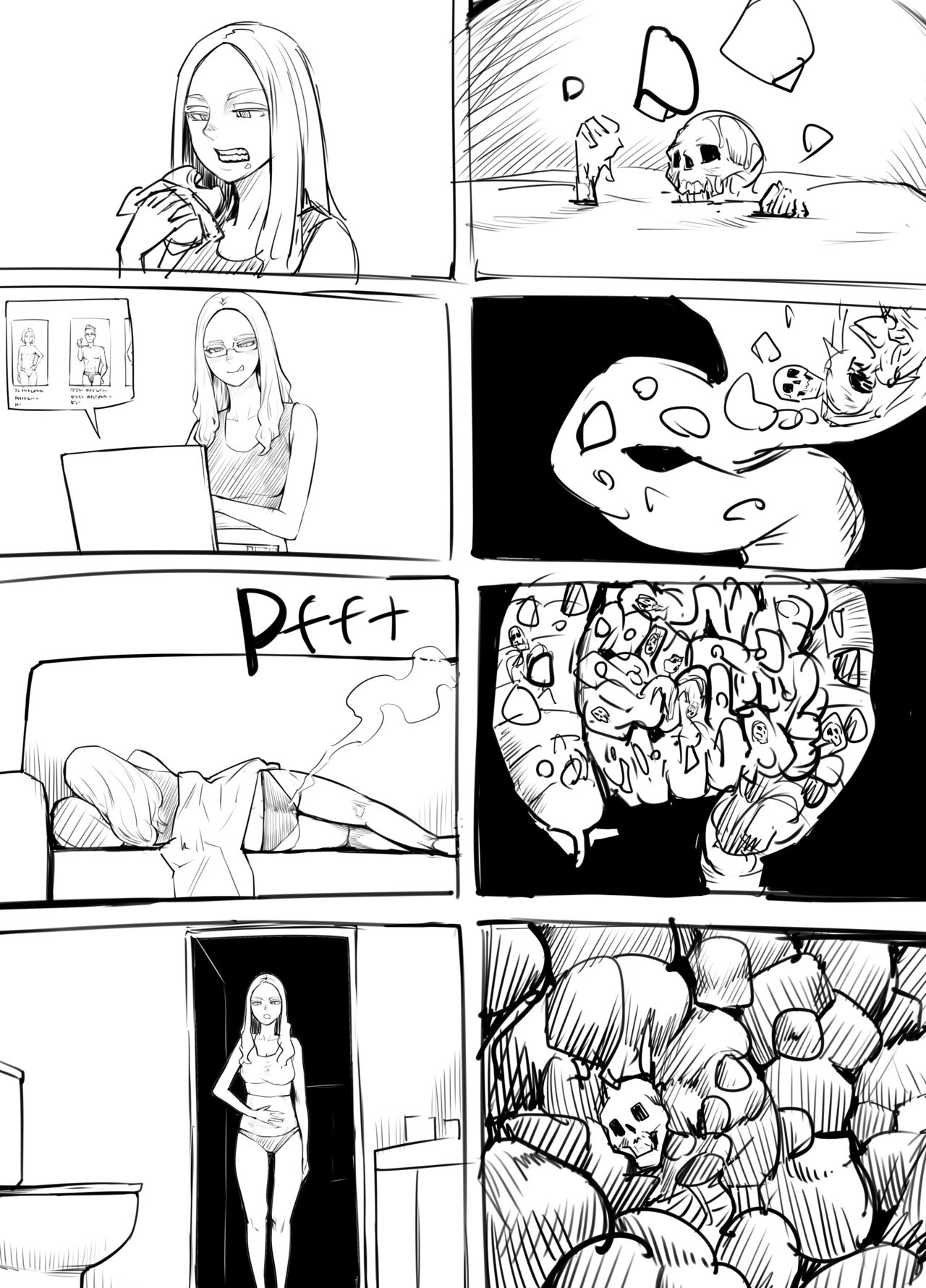 Vore And Scat Themed Short Sketch Manga page 2 full