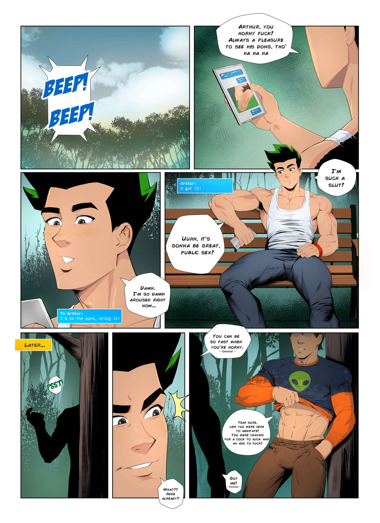Jake Long Comic page 1 full