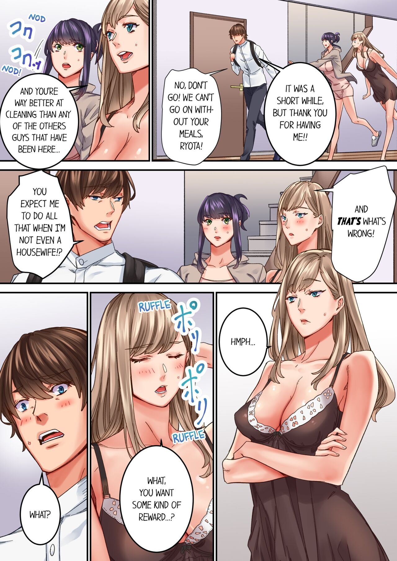 "1 Funkan Dake Rete mo īyo … " Shea Hausu no Himitsu Rūru 1 | The Share House's Secret Rule 1 page 9 full