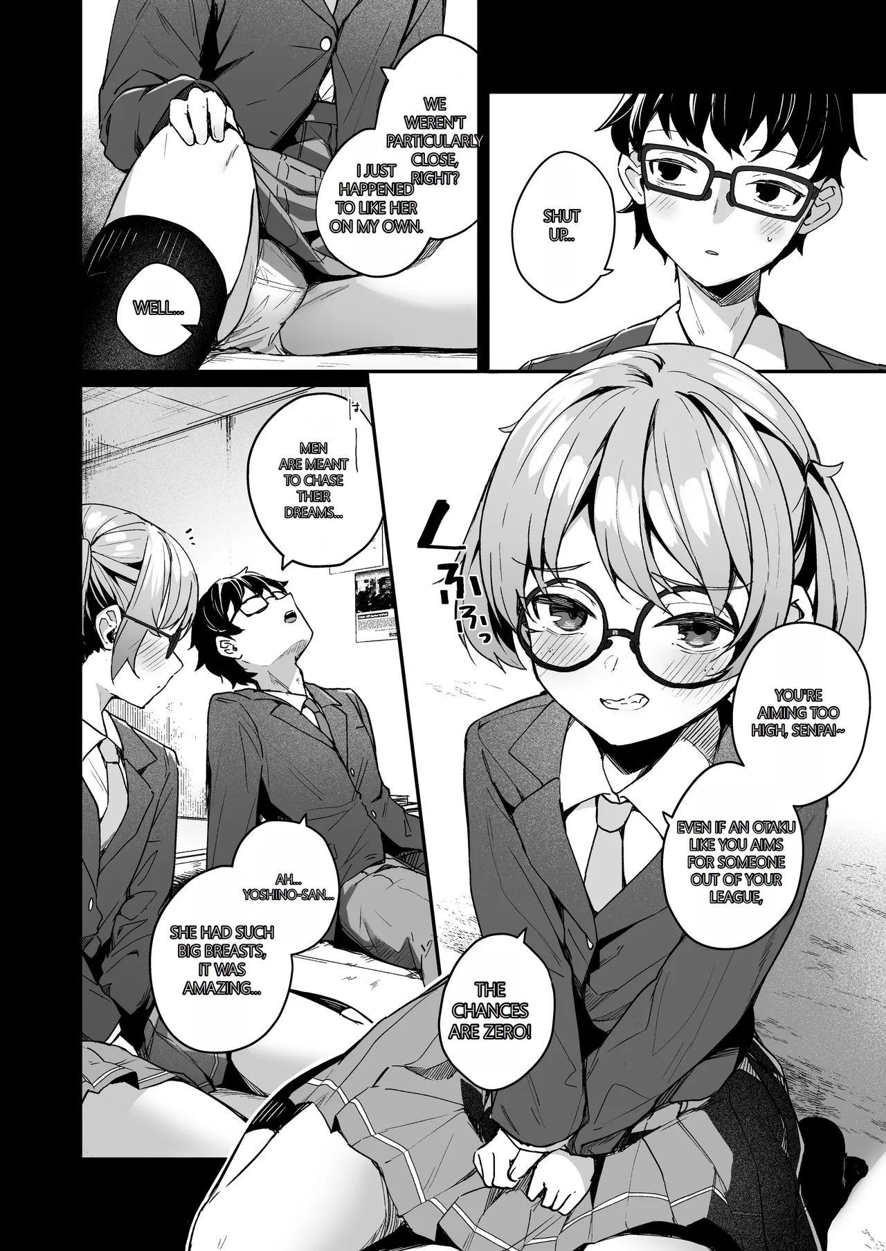 Renai Soudan nante Hobo Sex desu yo ne!? ~Akuyuu Kouhai to Issen Koete Yarimakuru Hanashi~ | Consulting About Love is Mostly About Sex, Right!? ~A Story of Crossing the Line and Going All the Way with a Bad Friend Junior~ page 4 full