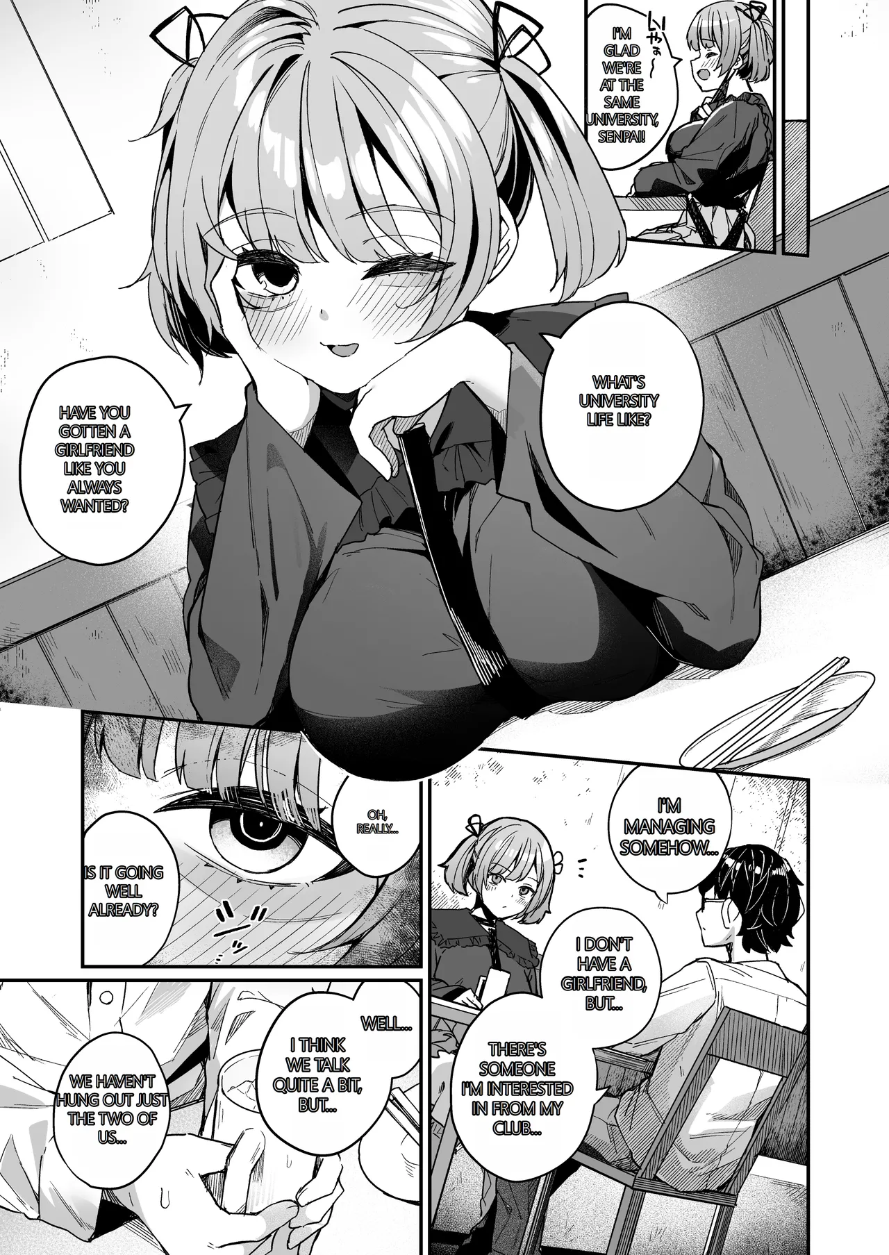 Renai Soudan nante Hobo Sex desu yo ne!? ~Akuyuu Kouhai to Issen Koete Yarimakuru Hanashi~ | Consulting About Love is Mostly About Sex, Right!? ~A Story of Crossing the Line and Going All the Way with a Bad Friend Junior~ page 7 full