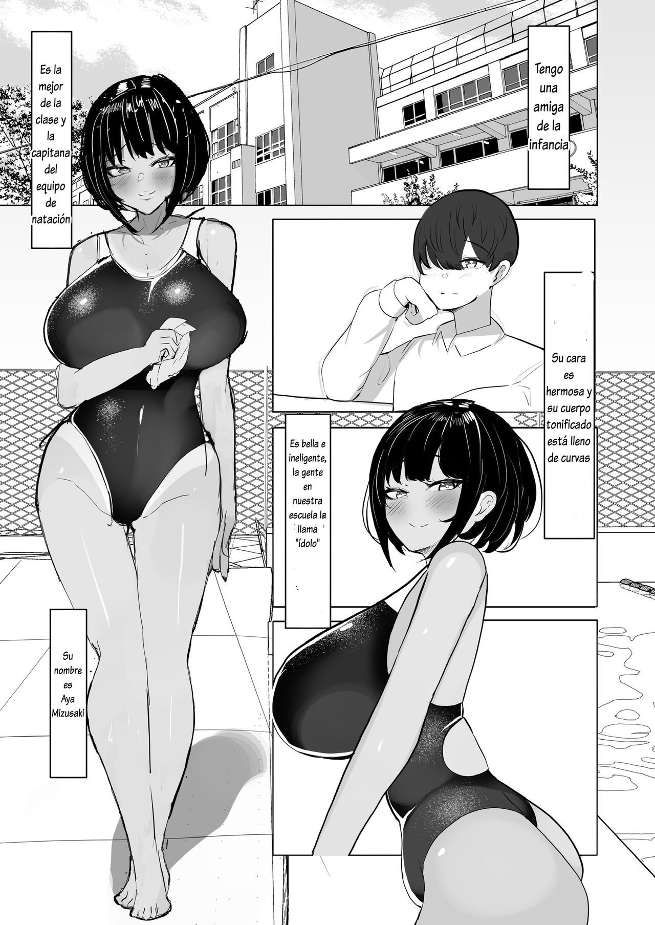 Suieibu Shushou no Boyish Osananajimi wa Boku no Chinpo ni Dohamari Chuu page 3 full