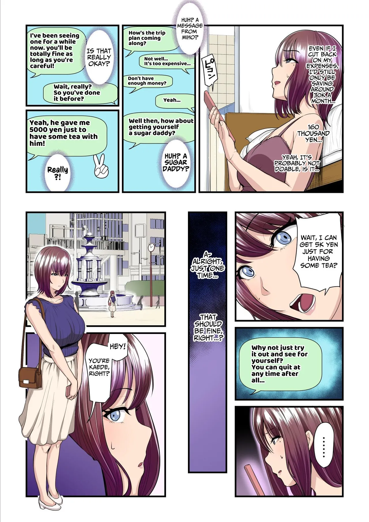 Pakokatsu Oji-san to Kaede-chan  | Kaede and The Sugar Daddy page 5 full
