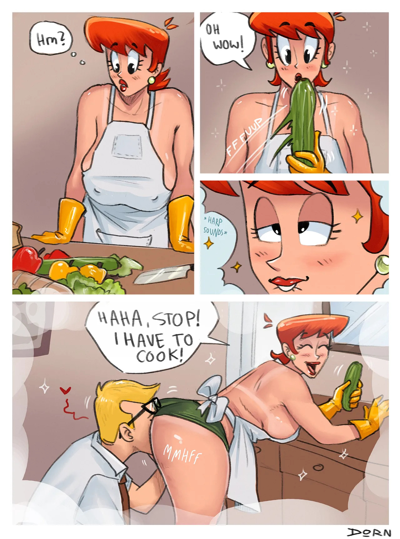 - Dexter's Laboratory - Dexter's Mum Comic page 1 full