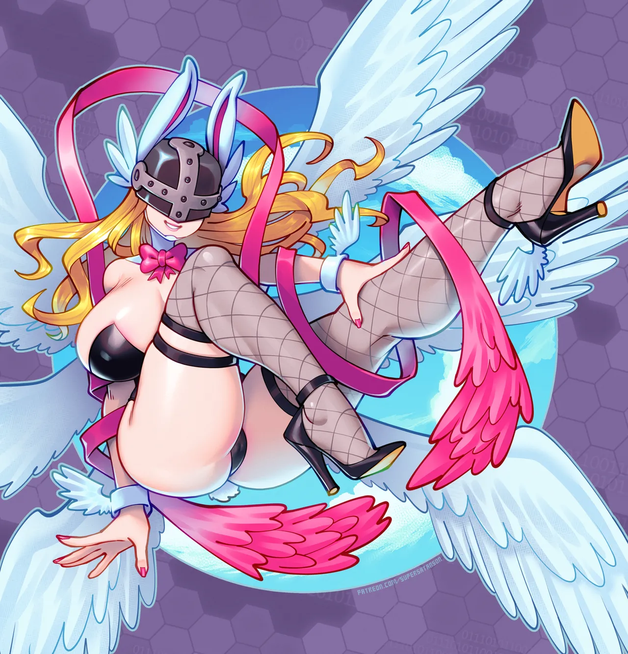 Easter Bunny Angewomon page 1 full