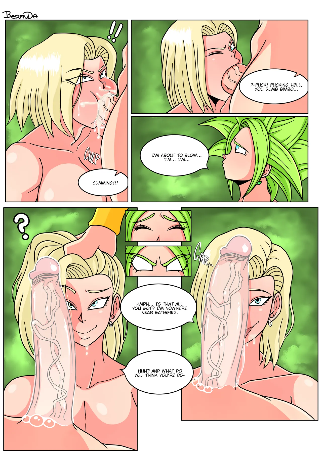 Android 18 vs Kefla page 6 full