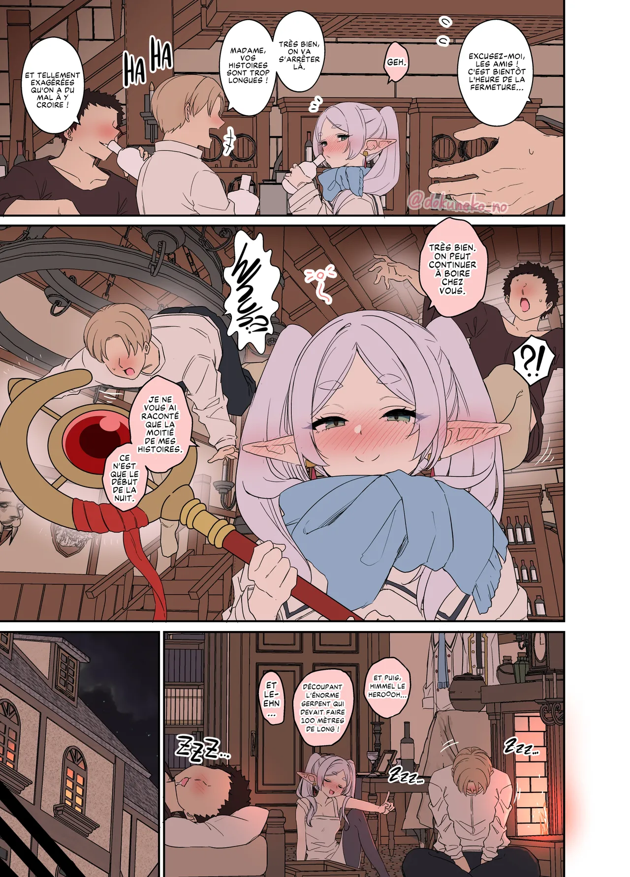 Frieren ni Warui Koto o Suru Hanashi "Zenpen" | Frieren Passe une Très Mauvaise Nuit "Partie 1" page 3 full