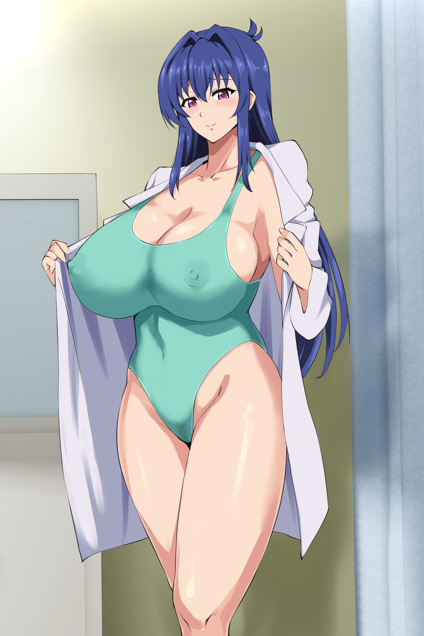 保険の先生、生徒の前でいけないストレッチに興じる page 2 full