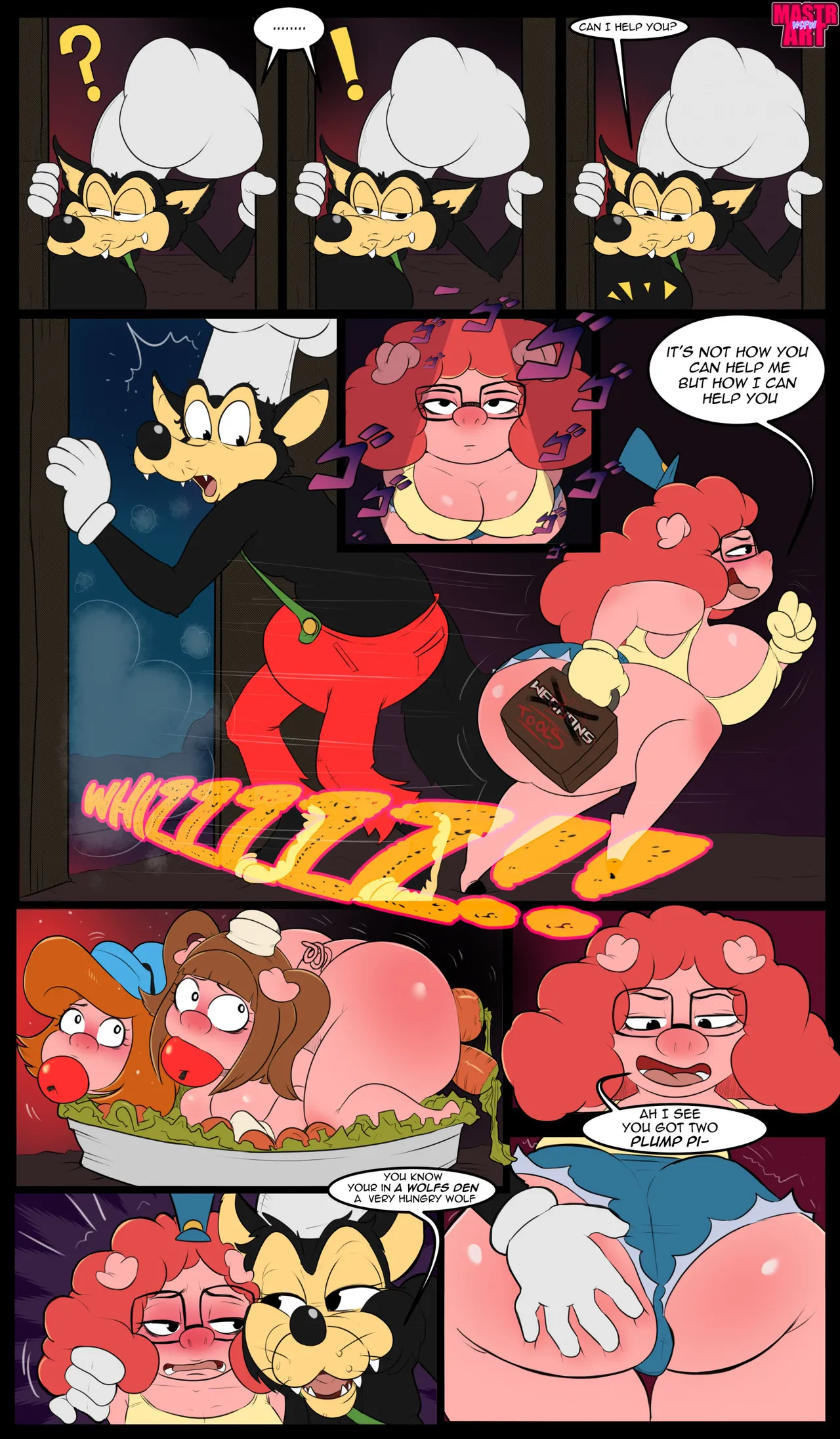The three short stack pigs page 9 full