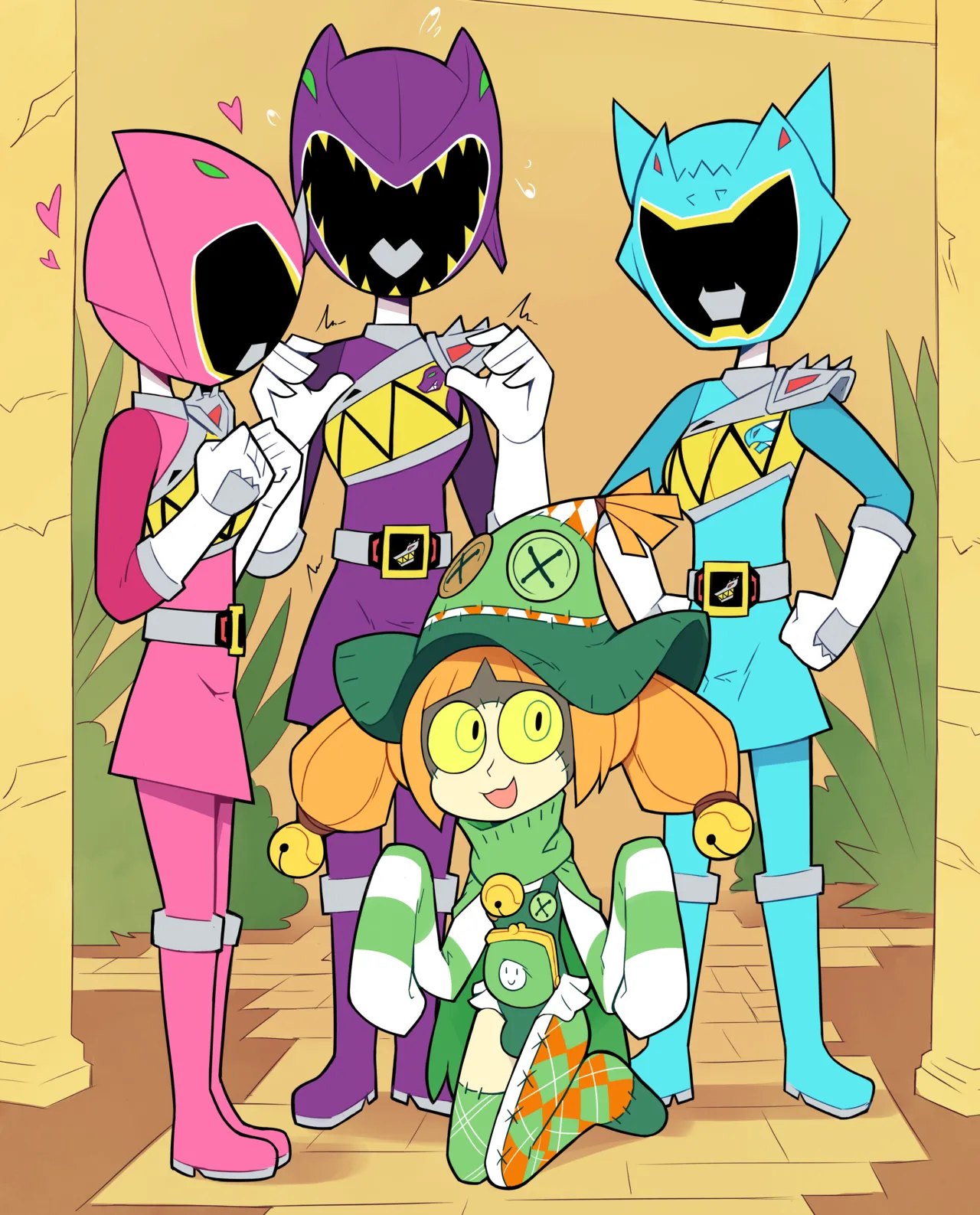 Luckyrou ft Kyoryuger Gals page 1 full