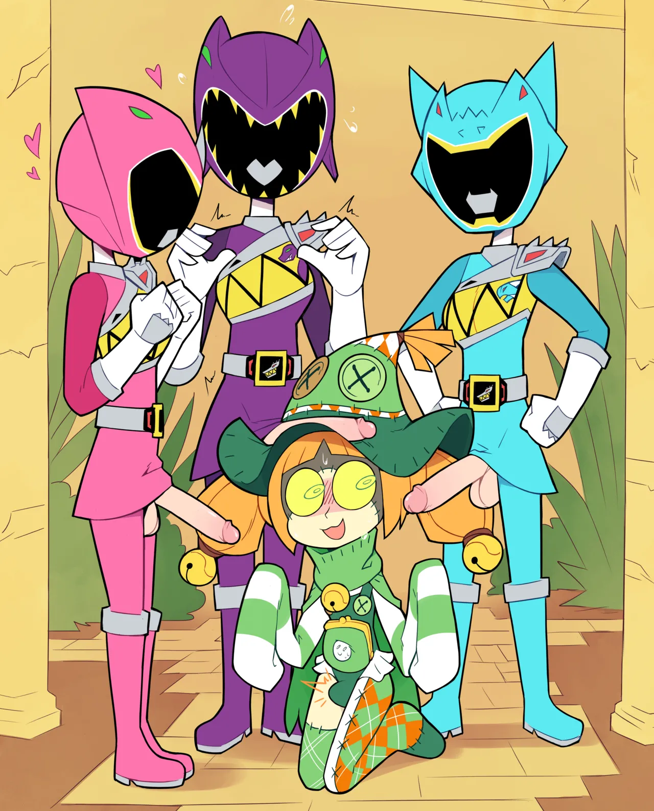 Luckyrou ft Kyoryuger Gals page 2 full