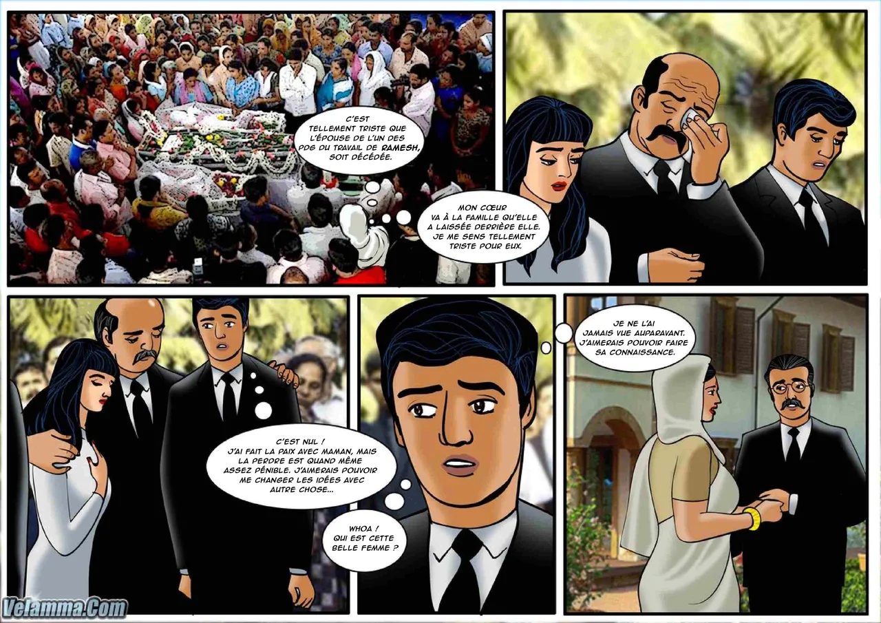Velamma - 033- Les Funérailles page 2 full