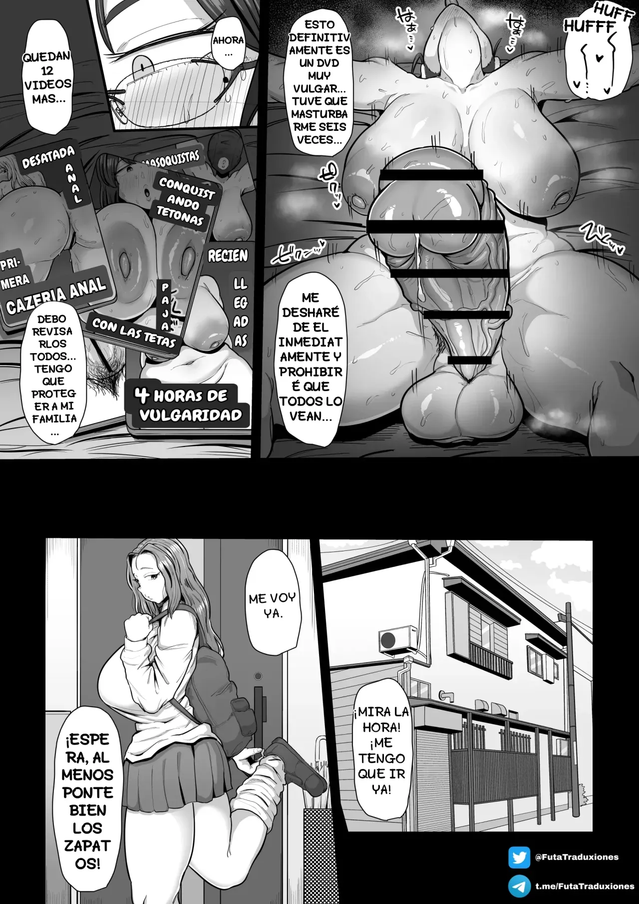 Futanari Shufu no Kazoku Kyouiku Plan | Plan De Educacion Familiar page 5 full