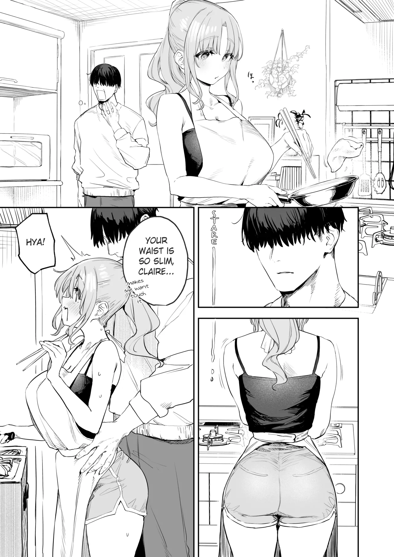 Zako Manko Claire-san no Manga  | Manga about Claire-san Weak Pussy page 1 full