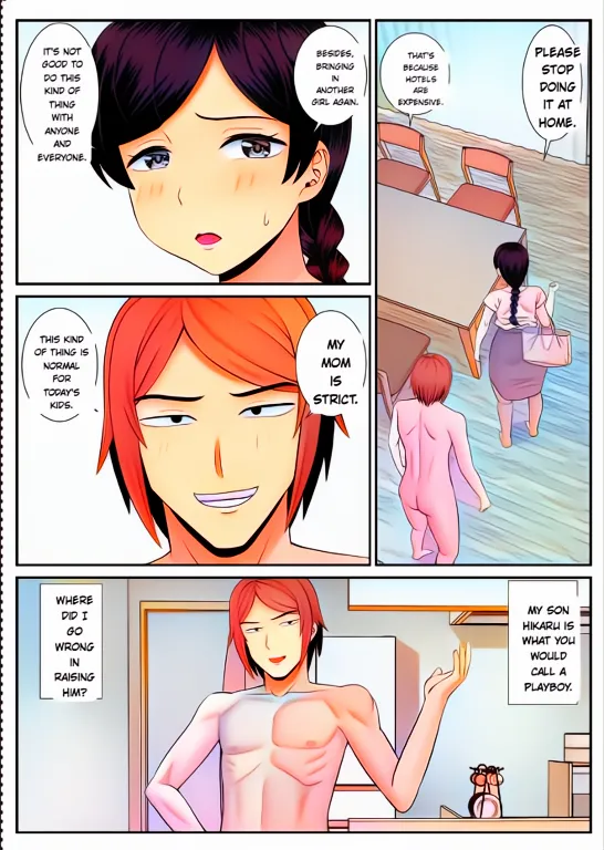 Less no Hahaoya ga Yarichin no Musuko ni Semarareru page 4 full