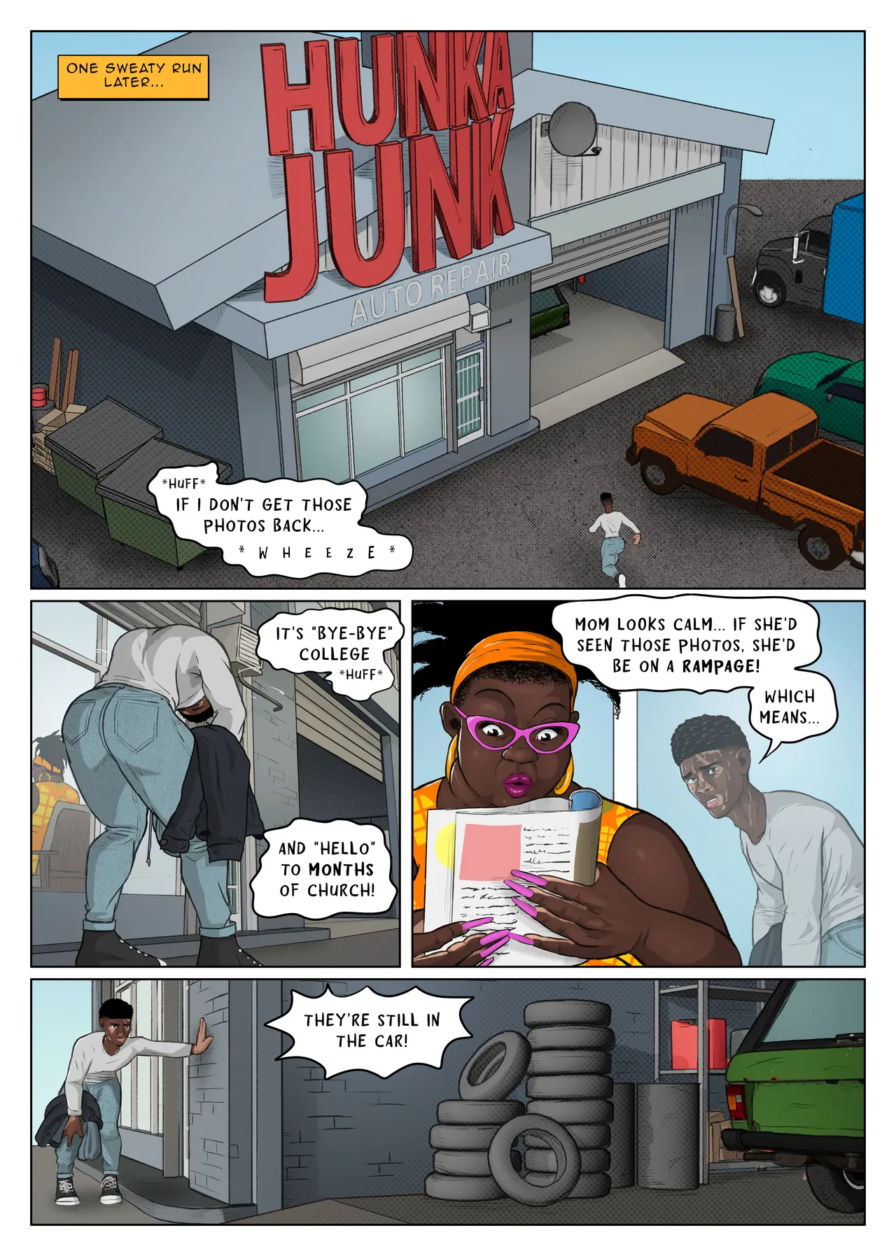 Joshie Takes a Big One! page 9 full
