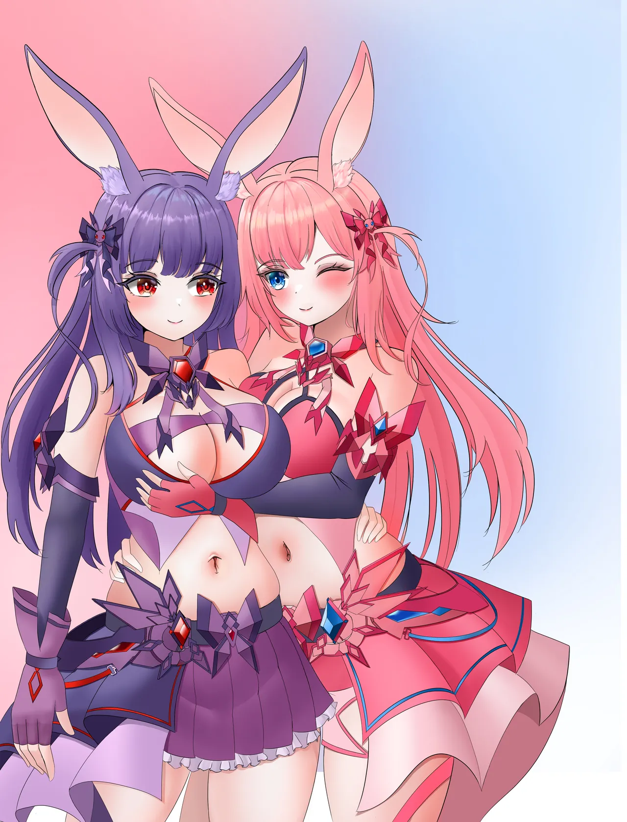 Let's combine with a "Kaiawase" adjust type! Magical Girls Sisters page 3 full