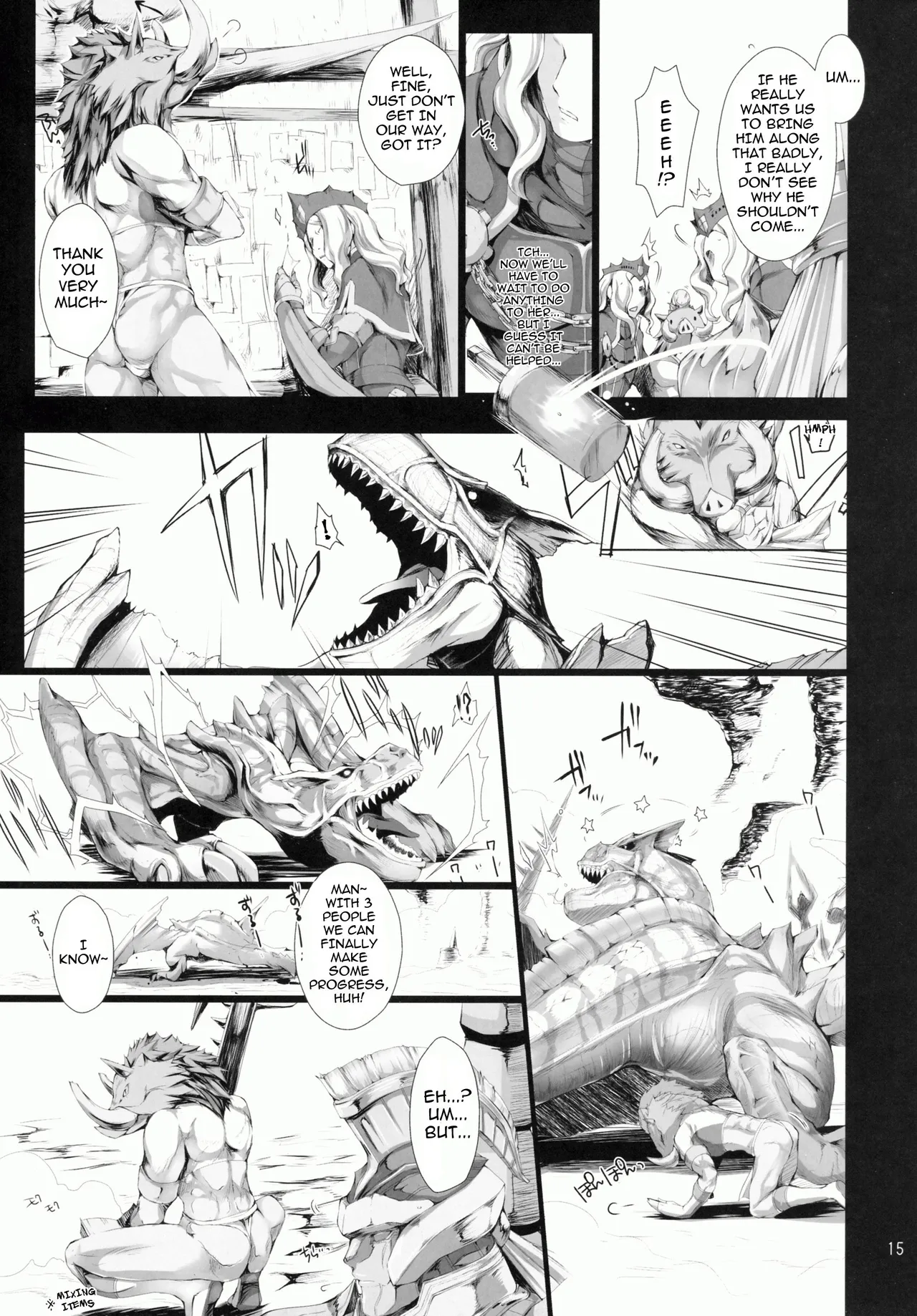 MonHun no Erohon 9 page 8 full